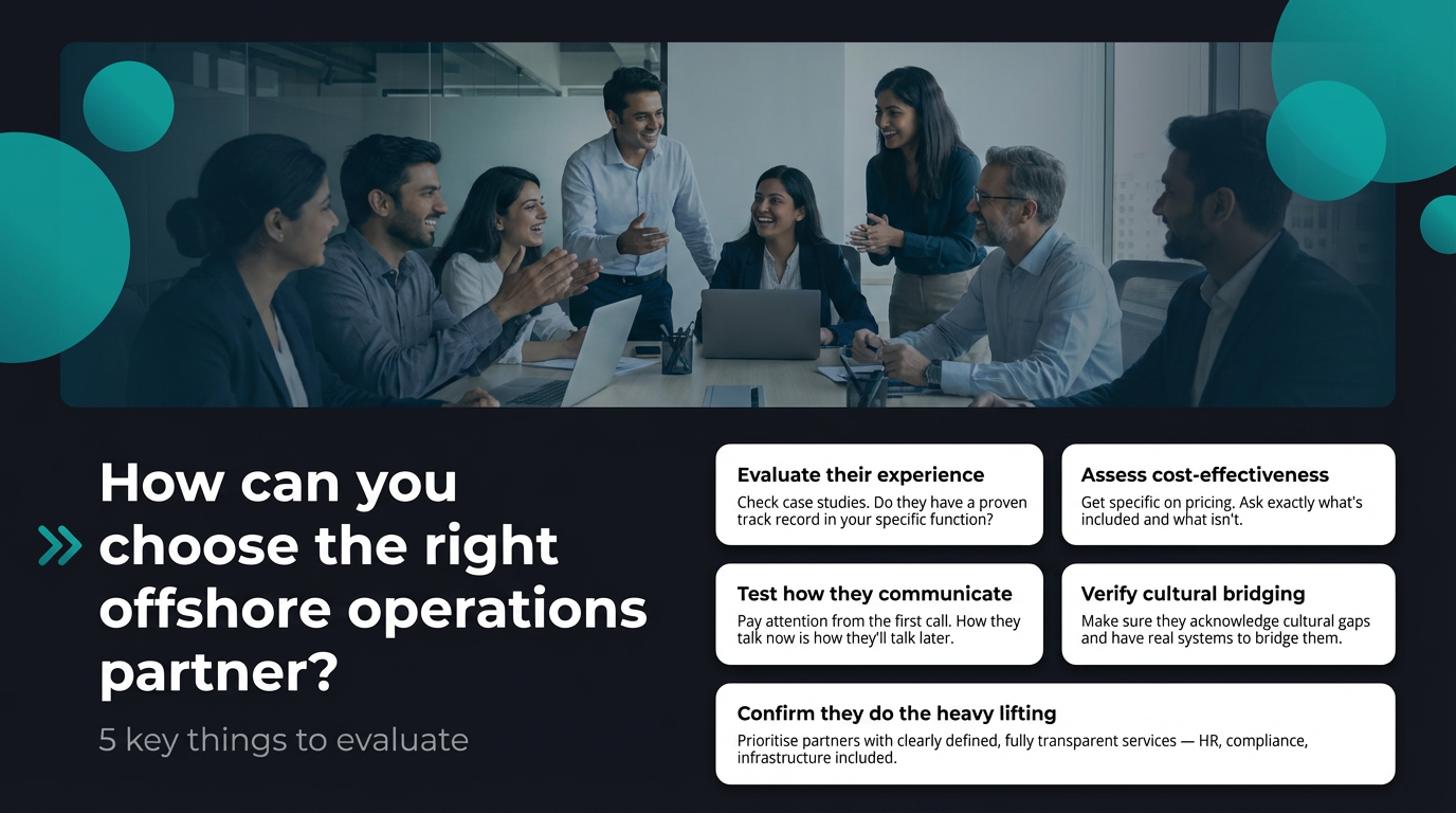 How to Choose the Right Offshore Operations Partner